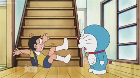 image nobita fell down doraemon wiki fandom powered by wikia
