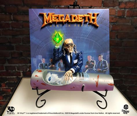 Hangar 18 (rust in peace, 1990) винил (саундтрек к фильму ангар 18) — megadeth. Megadeth (Rust In Peace) 3D Vinyl - Knucklebonz, Inc.
