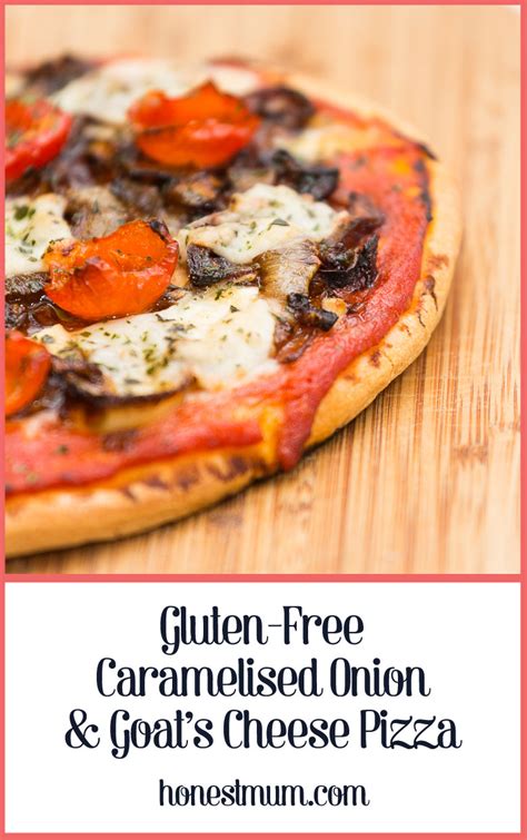 Gluten Free Caramelised Onion And Goat S Cheese Pizza