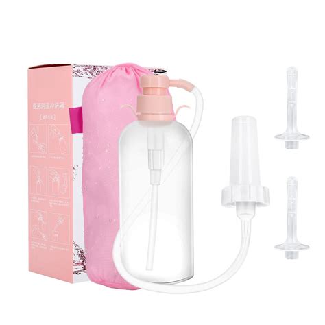 Buy Vagina Irrigator Anal Douche Enema Syringe Colonic Reusable Medical Vaginal Washing Device
