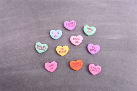 Conversation Heart Magnets Valentines Day Candy Refrigerator Etsy