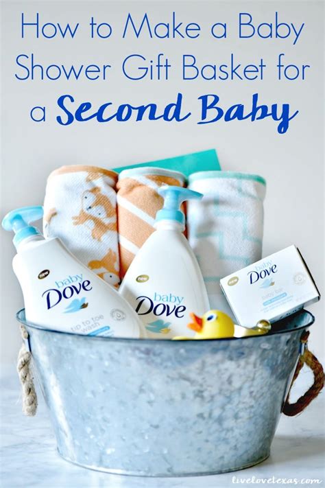 Over 30 of the best baby shower ideas.including decorations, food, games, gifts, and more! How to Make a Baby Shower Gift Basket for a Second Baby