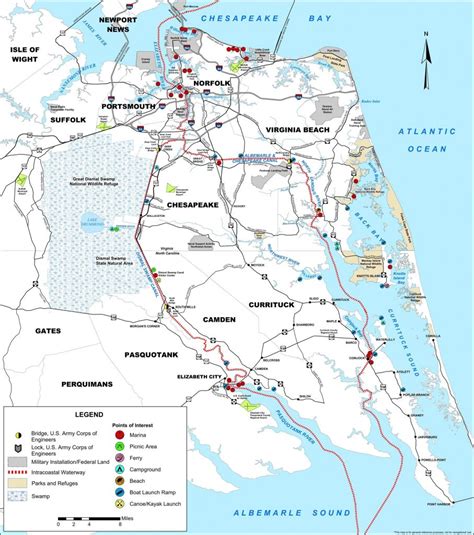 Map Of Icw In Florida Wells Printable Map