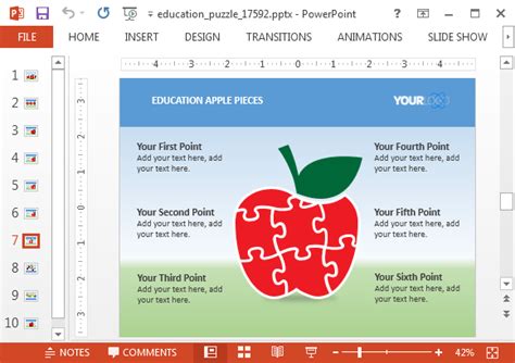 More animated ppt about puzzle free download for commercial usable,please visit pikbest.com. Animated Education Puzzle PowerPoint Template