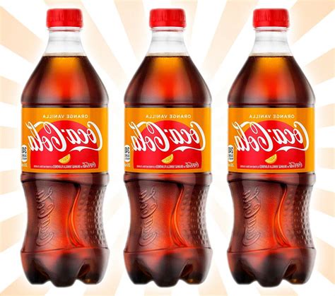 X3 Coca Cola Orange 🍊vanilla Coke American Soda Bottles