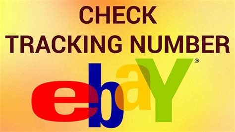 This number can show locate of your ordered item. How to Check eBay Tracking Number - YouTube
