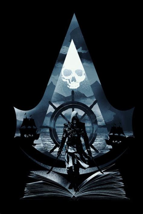 44 Assassins Creed Black Flag Metal Poster Assassins Creed Black