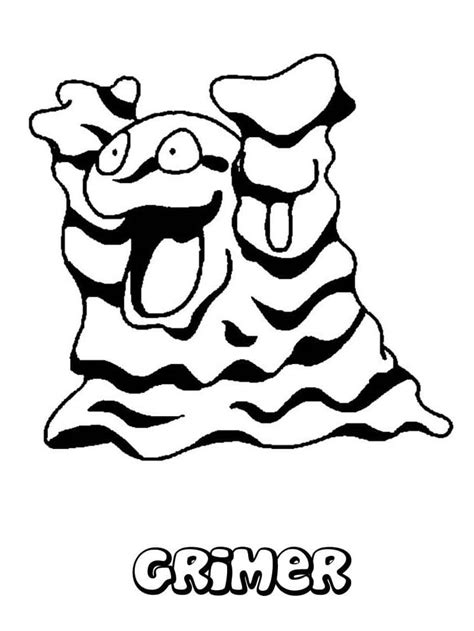 Grimer Pokemon Coloring Page Free Printable Coloring Pages For Kids