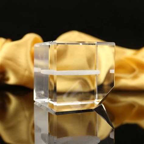 Customized Crystal 3d Laser Cube Wholesaleengraved Crystal Glass Block