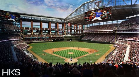 This poster is sure to look great this is the perfect gift for someone who loves the texas rangers! New Globe Life Field Details Released | Ballpark Digest