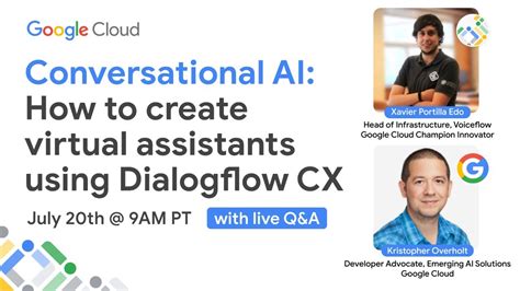 Conversational Ai How To Create Virtual Assistants Using Dialogflow Cx Youtube