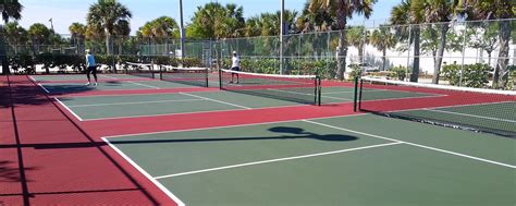 If you're still going to be playing tennis on the court, you'll need to set up blended lines. Pickleball in Martin County | Martin County Florida