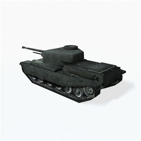 百夫长坦克3D模型 - TurboSquid 1091728