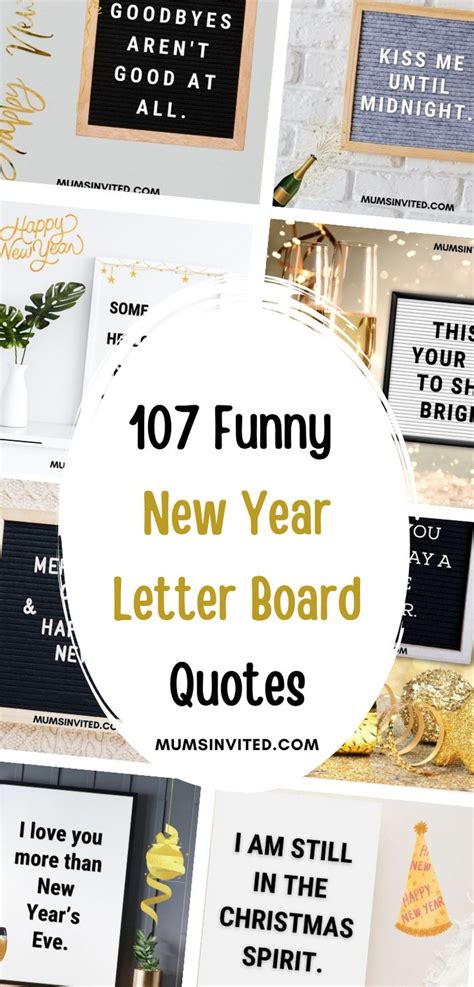 Funny And Happy New Year Letter Board Quotes To Make You Smile Quotes