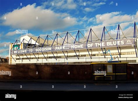Goodison Park Stadium Home Of Everton Football Club Liverpool Uk