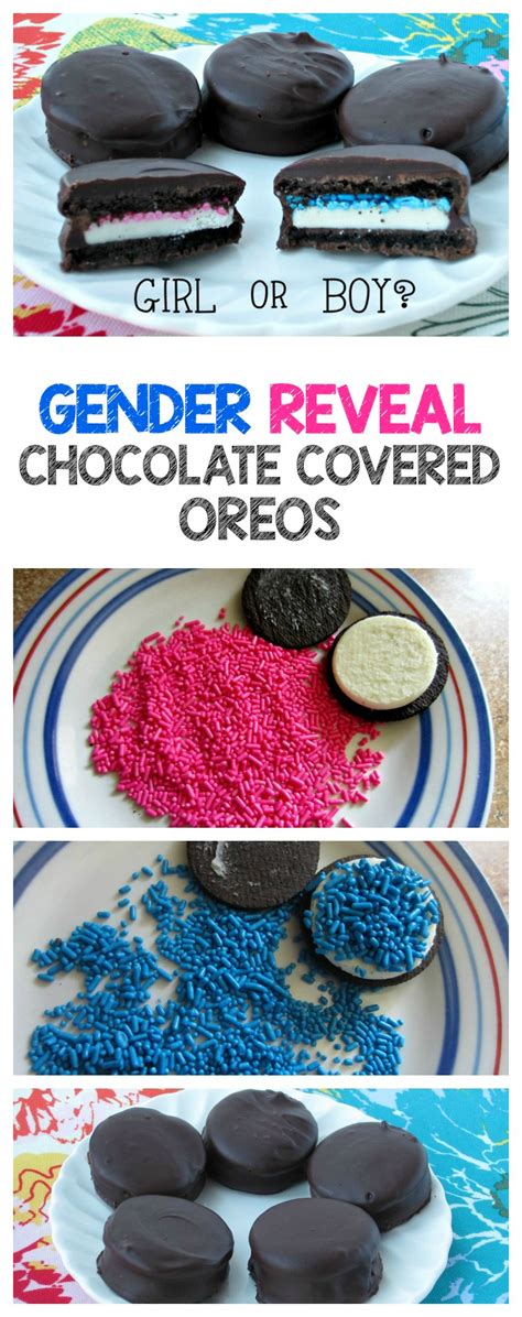 Colorful cake pops · 3. Gender Reveal Chocolate Covered Oreos - Love to be in the ...