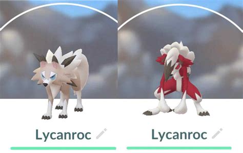 Lycanroc Midnight Midday Pokemon Go Price For Each One Ebay