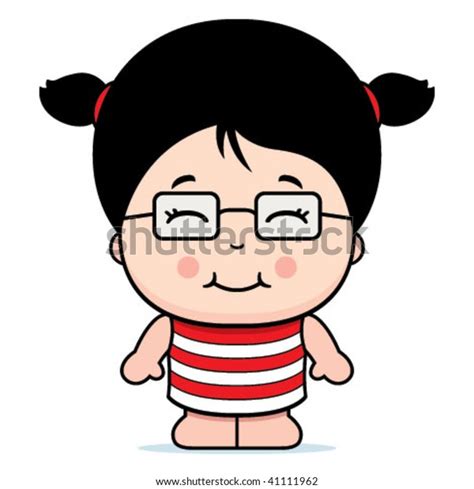 Cute Girl Glasses Stock Vector Royalty Free 41111962 Shutterstock