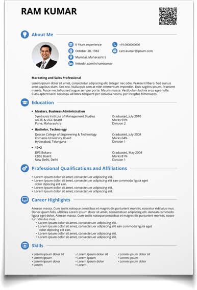 A professional cv provides a summary and a good overview of. CV Maker 2021: Create Online & Download FREE Visual CV Now