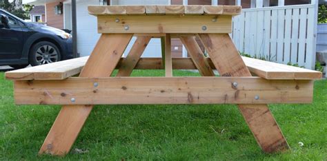 The rectangle portable picnic table by parktastic offers abundant seating with 4ft, 6ft, 8ft and 10ft lengths you are sure to meet all your seating needs. 8-Foot Cedar Picnic Table - by ayryq @ LumberJocks.com ...