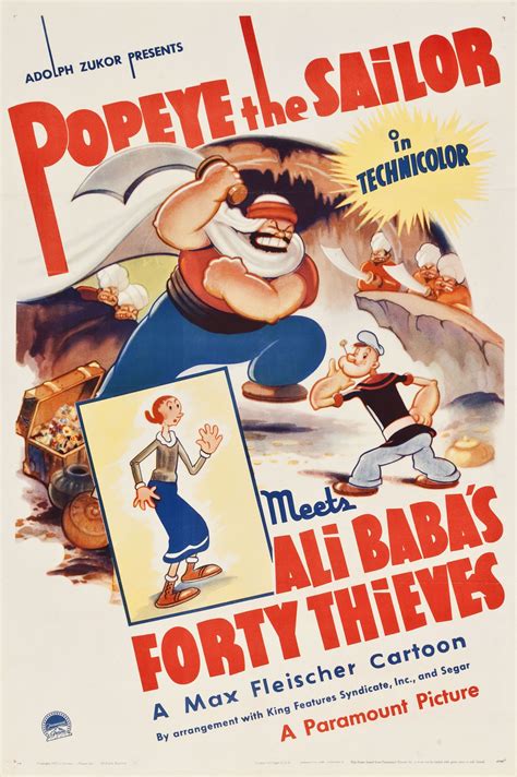 1937 Popeye The Sailor Meets Ali Babas Forty Thieves Dave
