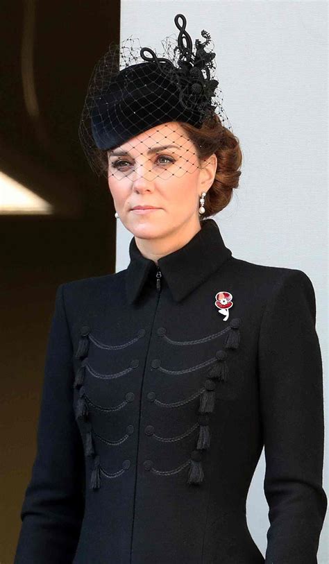 Catherine Walker Black Military Coatdress As Seen On Kate Middleton