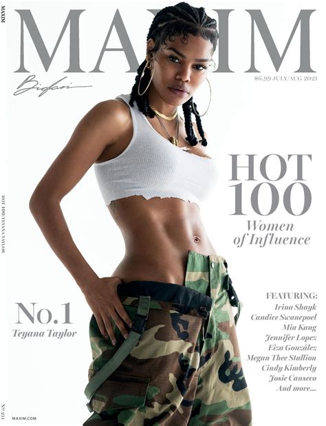 Teyana Taylor In Maxim Magazine Julyaugust 2021 Hawtcelebs