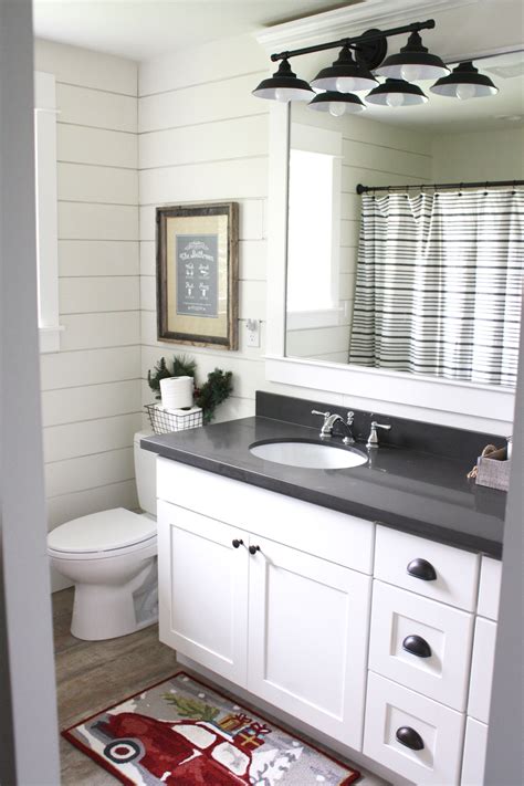 Not only bathroom faucets brown, you could also find another pics such as iron bathroom faucet, cross bathroom faucet, clear bathroom faucet, slate bathroom faucet, stone bathroom faucet, aqua bathroom faucet, and brown wall faucet. Simple Farmhouse Christmas Bathroom using shiplap, quartz ...