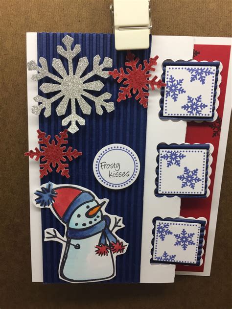 Just Another Weblog Flip Cards Stamp Making Winter Snow