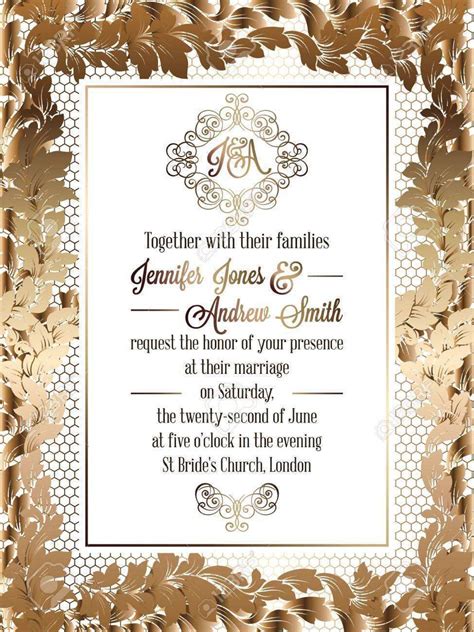 Free Download Formal Invitation Card Template ~ Addictionary