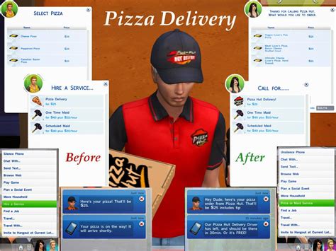 My Sims 4 Blog The Pizza Posse Mod By Sim4matrix