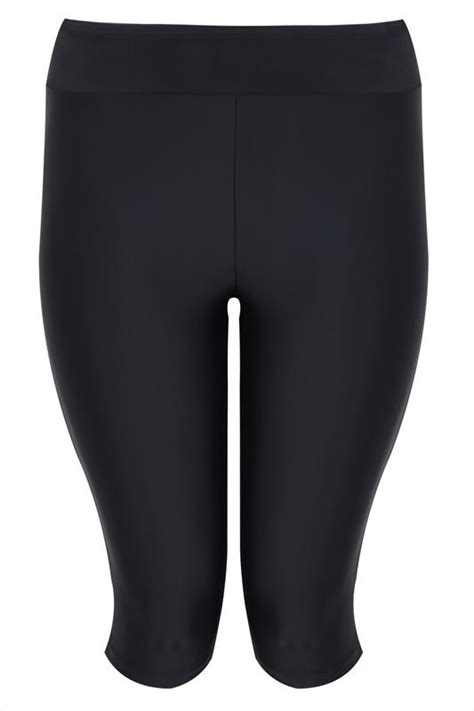 Black Stretch Swim Shorts Plus Sizes 161820222426283032 Yours Clothing