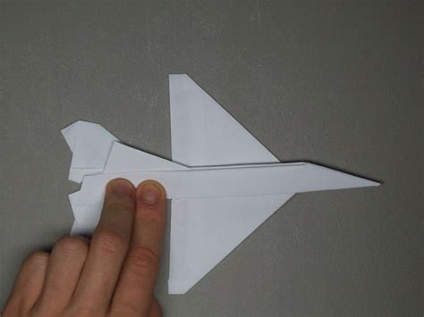 How To Fold An Origami F 16 Plane 18 Steps With Pictures