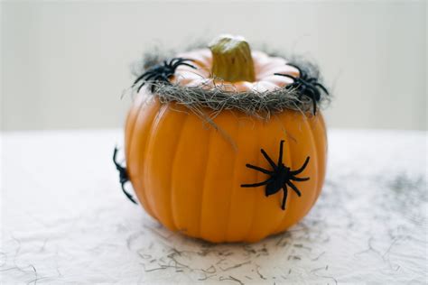 Diy Spider Pumpkins Lets Mingle Blog