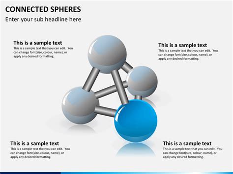 Connected Spheres Powerpoint Template