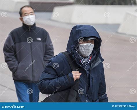 People Wearing Masks In Shanghai Editorial Stock Photo Image Of