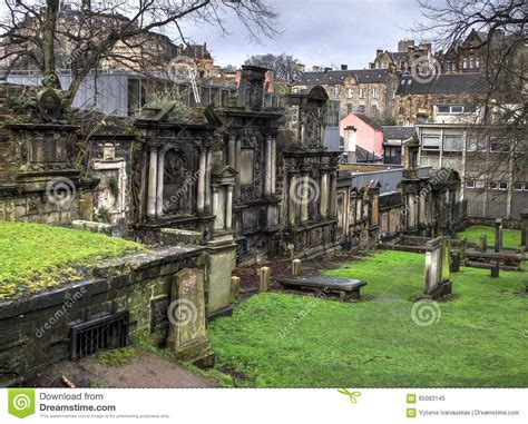 Old Cemetery In Edinburgh Stock Image Image Of Macabre 65083145