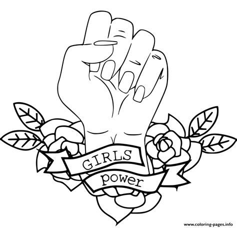 Powerpuff girls coloring pages are so much fun for kids and adults. Girls Power Resist Coloring Pages Printable