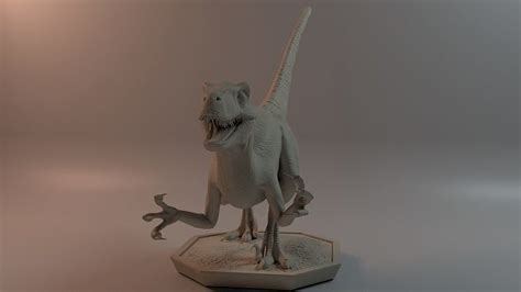 Ukázat Vyjet Slot Jurassic Park Velociraptor 3d Model Preambule úleva Oslnivý