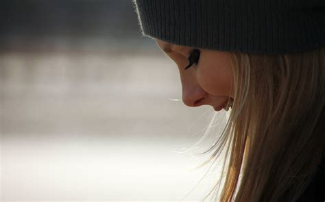 Blonde Girl With Beanie 7037010