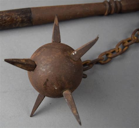 Sold Price Medieval Flail Mace Morning Star Mace Invalid Date Pst