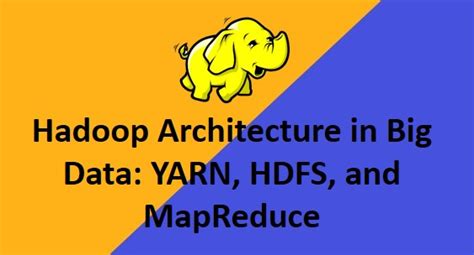 Hadoop Architecture In Big Data Yarn Hdfs And Mapreduce