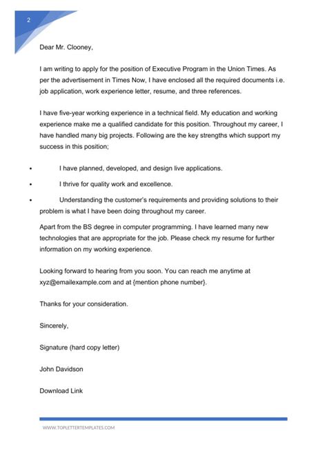 Cover Letter Sample For Job Application Vrogue