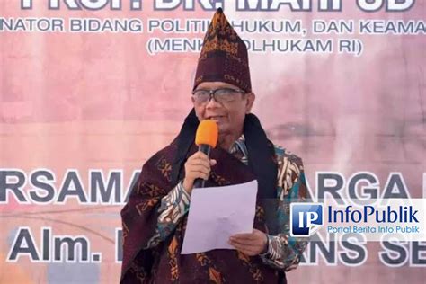 Infopublik Menko Polhukam Kasus Tppo Di Ntt Sudah Darurat