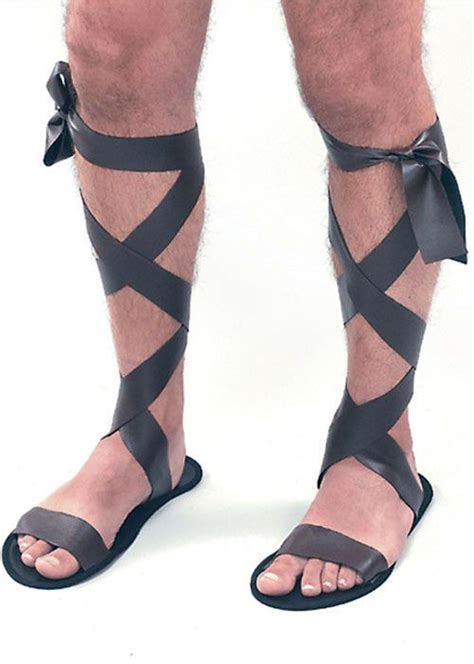 Adult Mens Brown Roman Soldier Sandals Description Adult Size Mens