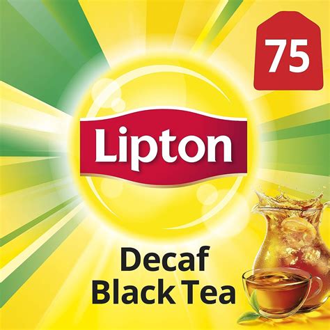 Lipton Black Tea Bags Decaffeinated 75 Ct Amazonca Home And Kitchen