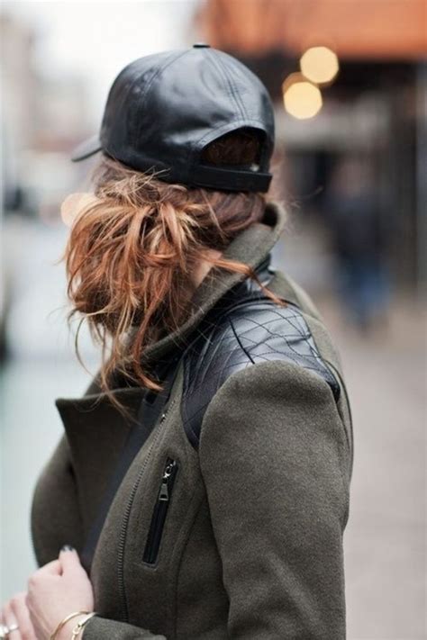 9 Hairstyles That Look Cute Under A Baseball Cap Fashion Leather