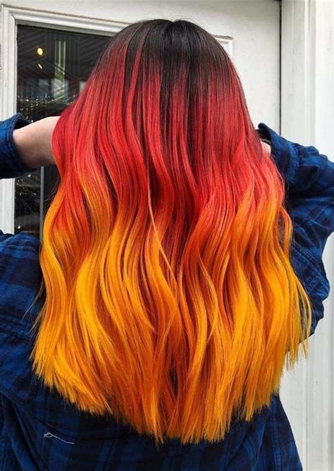 41 Best Color Hairstyle For Women To Look More Beautiful Red Orange