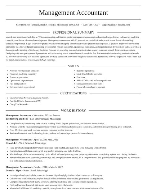 Free Accounting Resume Templates