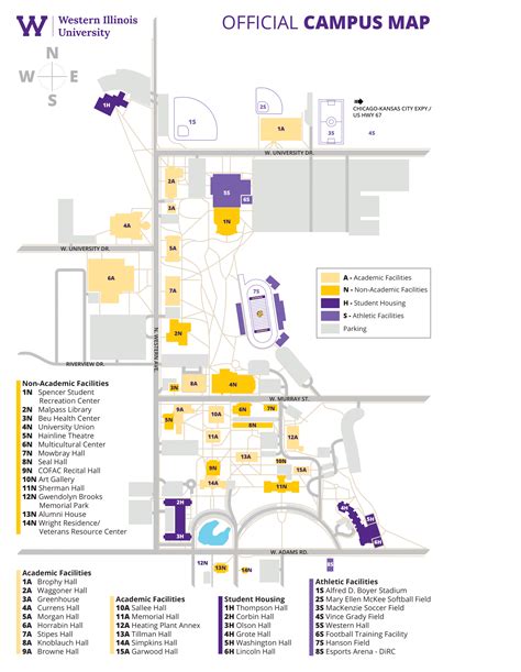 Campus Map Web Version Wiu
